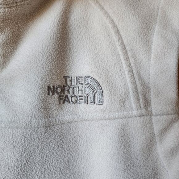 The North Face Windwall Fleece Vest Full Zip Cream Pockets Womens Size Small? - Picture 3 of 9